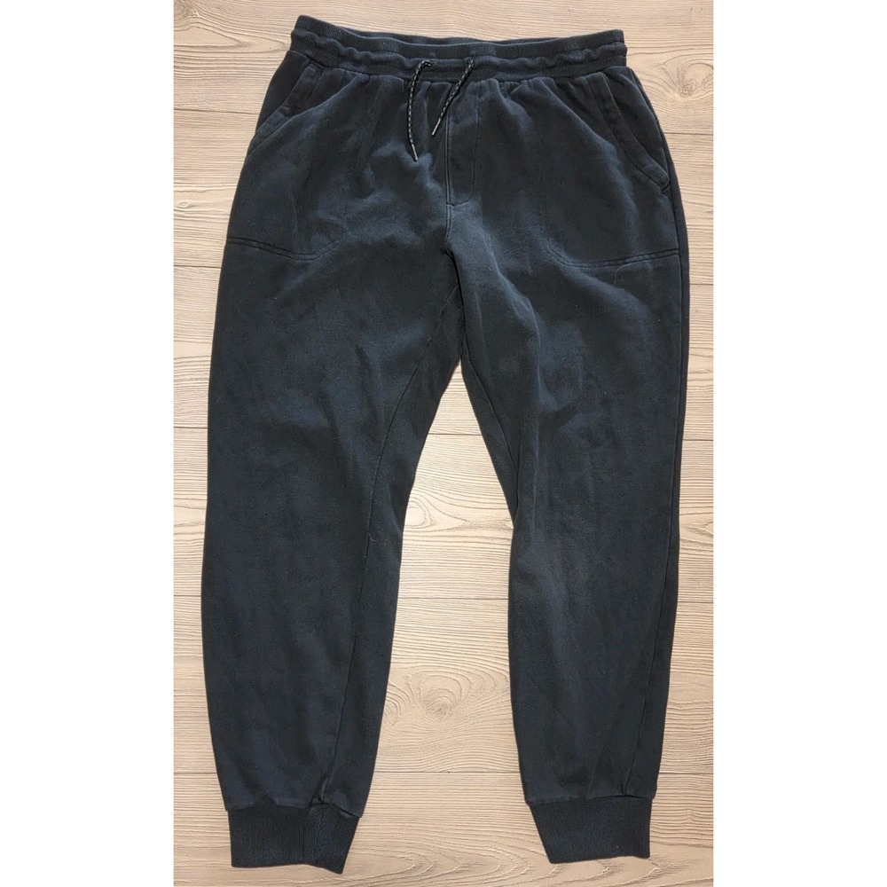 Columbia Joggers Sweatpants Black Size Large Comfy Soft Light Fade